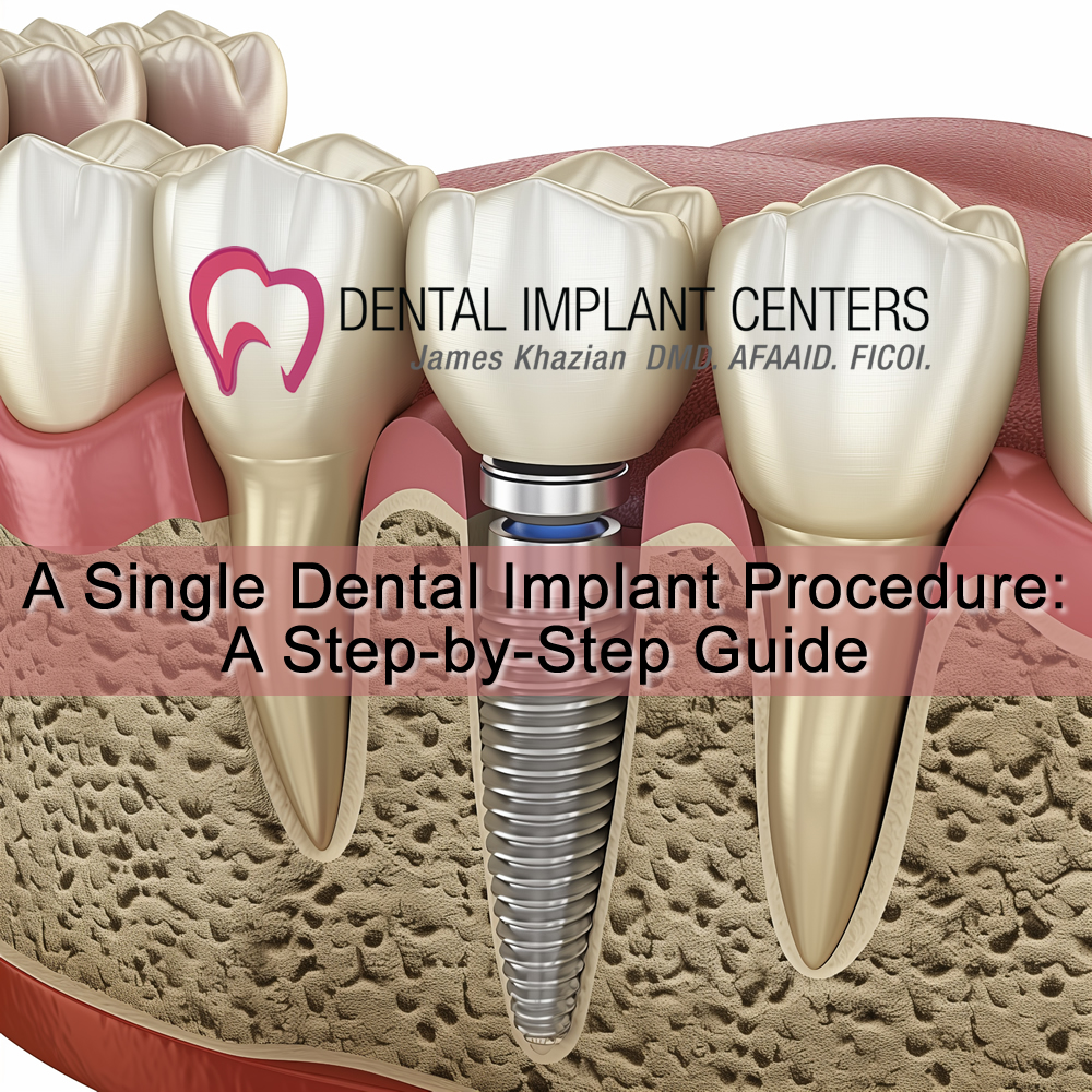 schematic view dental implant